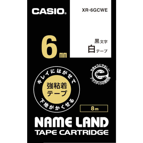 Tape for Name Land  XR-6GCWE  CASIO