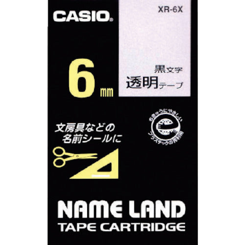 Tape Cartridge for Name Land  XR-6X  CASIO