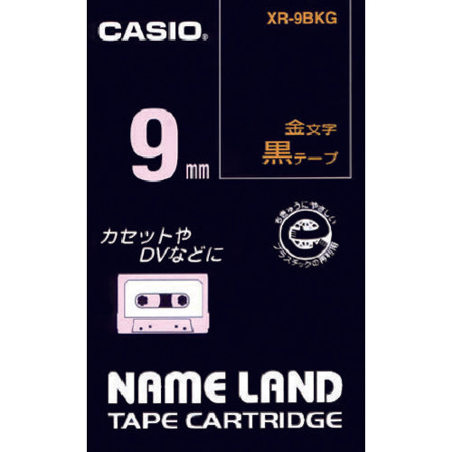 Tape for Name Land  XR-9BKG  CASIO