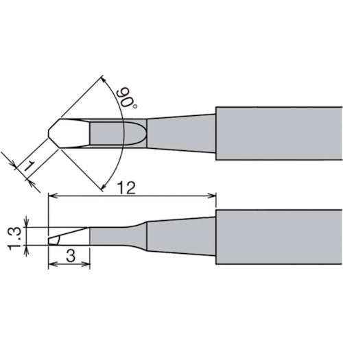 R/P SOLDERING TWEEZERS TIP  XST-80HRT-1C  goot