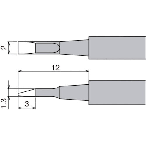 R/P SOLDERING TWEEZERS TIP  XST-80HRT-2  goot