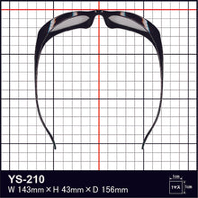 Load image into Gallery viewer, Safety Glasses  YS-210 JIS PET-AF CBLK   YAMAMOTO
